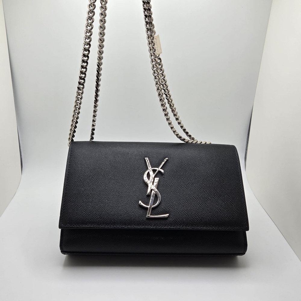 Yves Saint Laurent YSL Kate small grain de poudre textured shoulder satchel - Picture 4 of 15